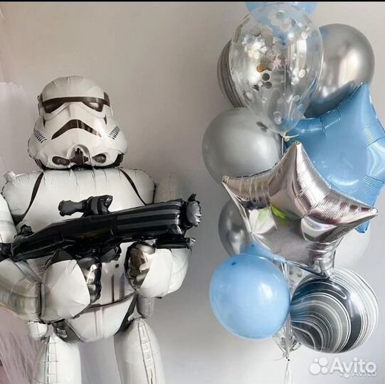 Воздушные шары, коробки с шарами