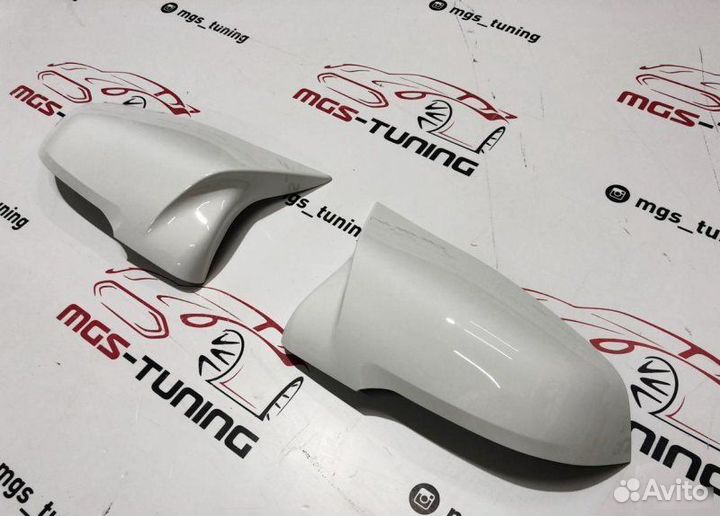 Крышки зеркал BMW X2 F39 в стиле М Белые