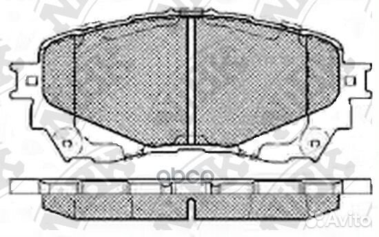 PN25002nibk колодки дисковые п. Mazda 6 2.0/2