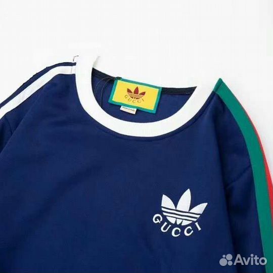 Свитшот adidas & gucci новый Унисекс
