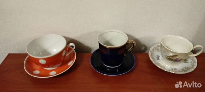 Чайные пары. ссср.Вербилка.Костяной фарфор