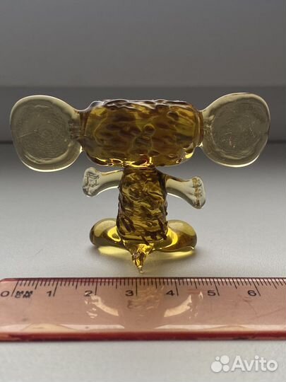 Статуэтки стекло - Чебурашка и Лебедь