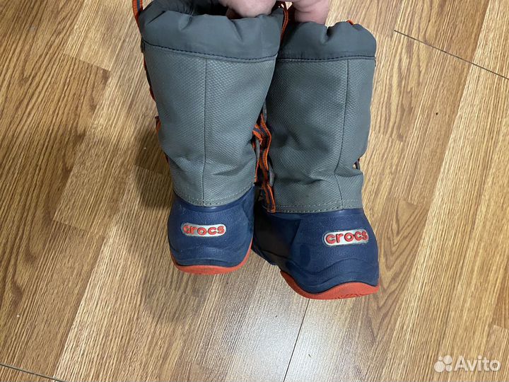 Детские сапоги Crocs 32-33р. (J1)