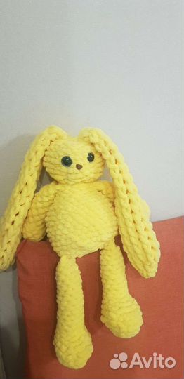 Мягкая игрушка заяц ручная работа