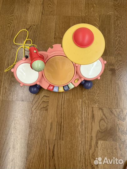 Детский музыкальный барабан для малышей с пианино