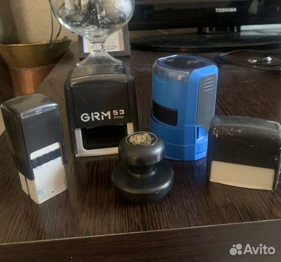 Печати и штампы б/у
