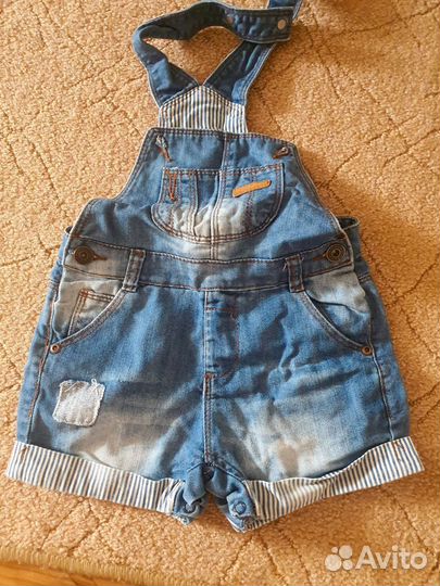 Джинсовый комбинезон для мальчика