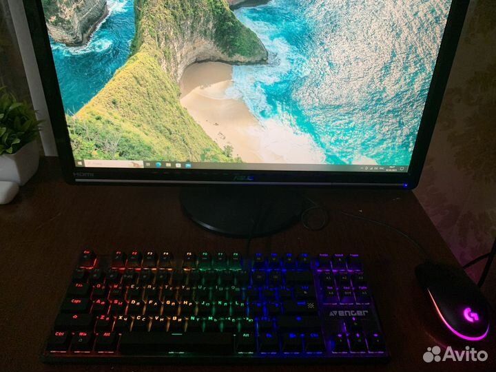 Игровой пк с монитором