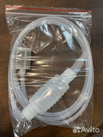 Сифон переливной с фильтром и помпой