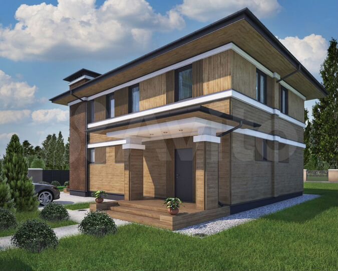 Дом 171,9 м² на участке 10 сот.