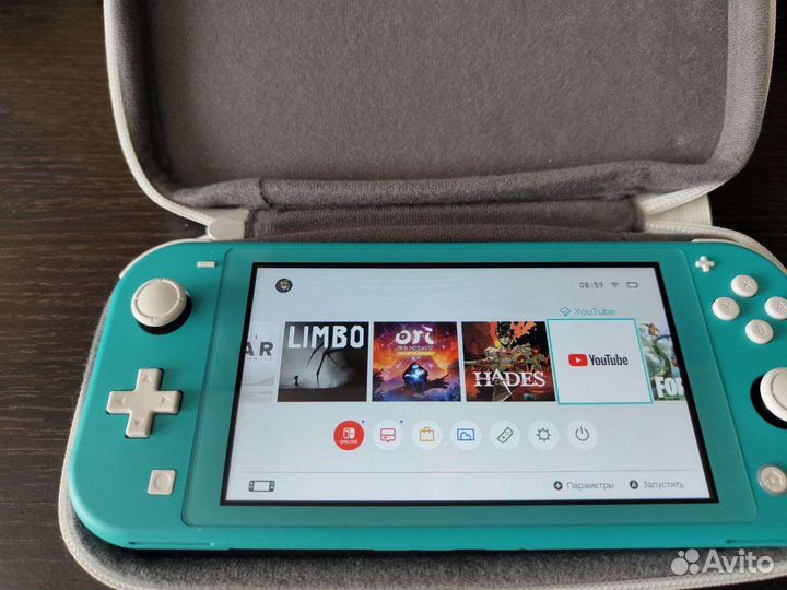 Nintendo switch lite бирюза