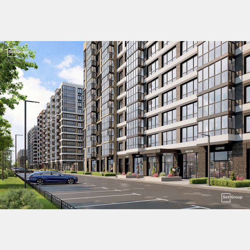 1-к. квартира, 41,2 м², 4/11 эт.