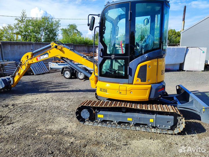 Мини-экскаватор XCMG XE35U, 2023