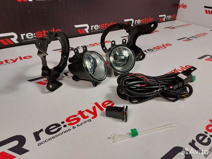 Туманки Toyota C-HR 1м 16-19г Уст комп