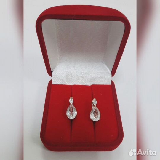 Е.О. Серьги с камнями, золото 585 id 57291/55330