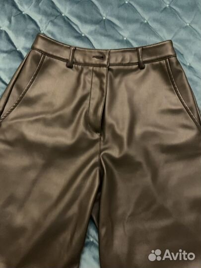 Брюки кожаные