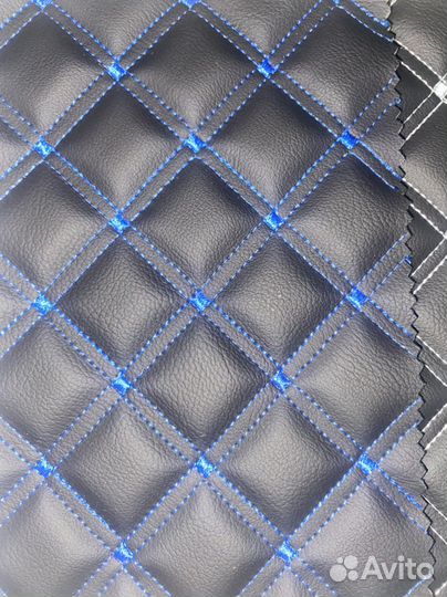 Экокожа стеганная ромб, черепаха, зиг-заг