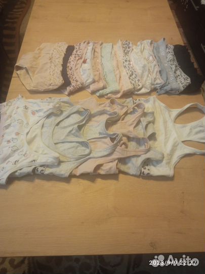 Детские вещи пакетом для девочек 7-9 лет