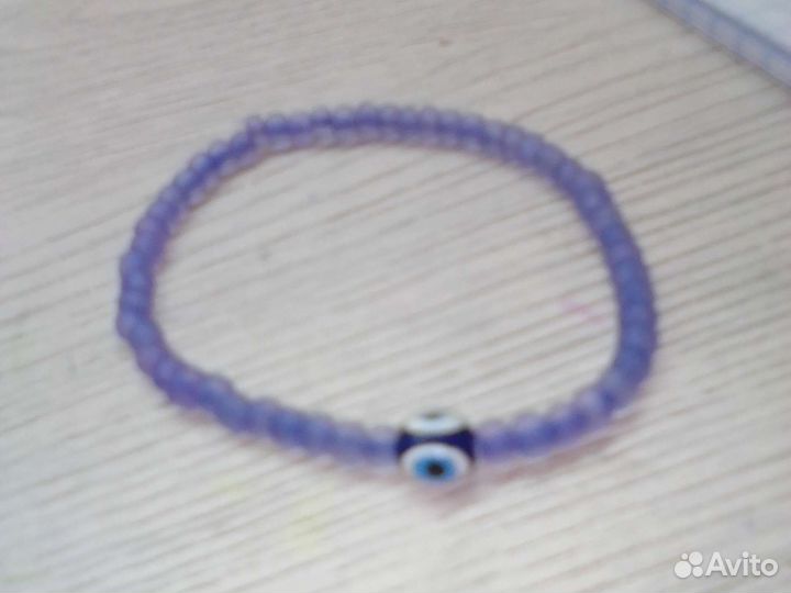 Браслет из бисера и кольцо