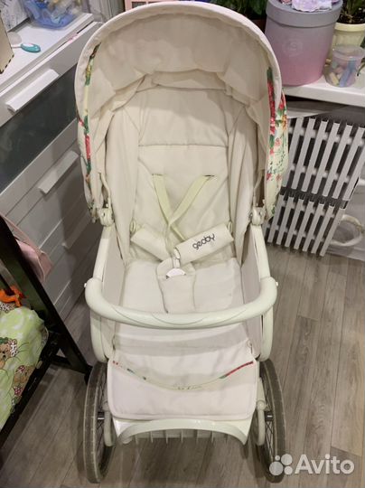 Ретро Коляска Geoby C605 Lux 2 в 1