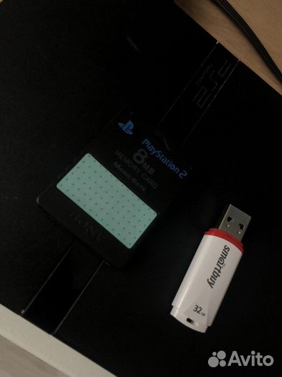 Sony playstation 2 прошита, с флешкой в комплекте