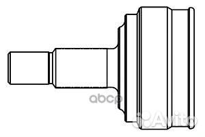 Шрус hyundai getz 1.1 02-11 нар. +ABS 824041 GSP
