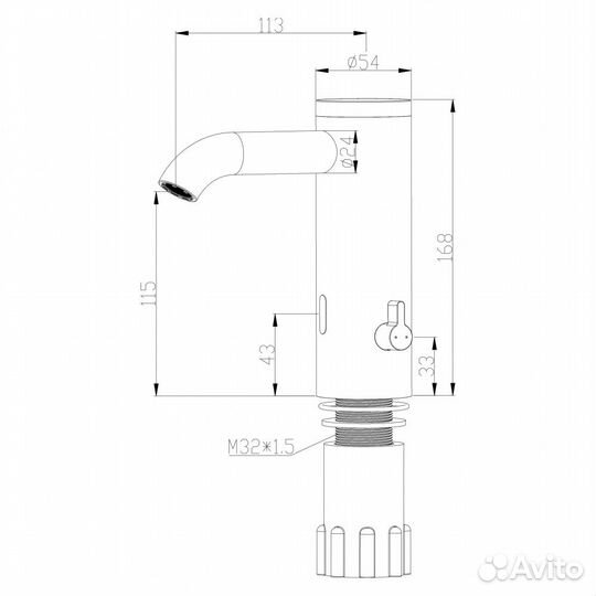 Swedbe SW-6010 Смеситель для раковины