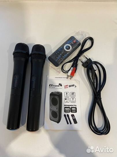 Караоке колонка Eltronic 20-62 Мощная 1000W