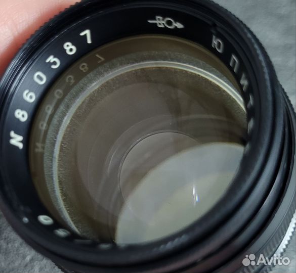 Объектив Юпитер-3 чёрный 0387