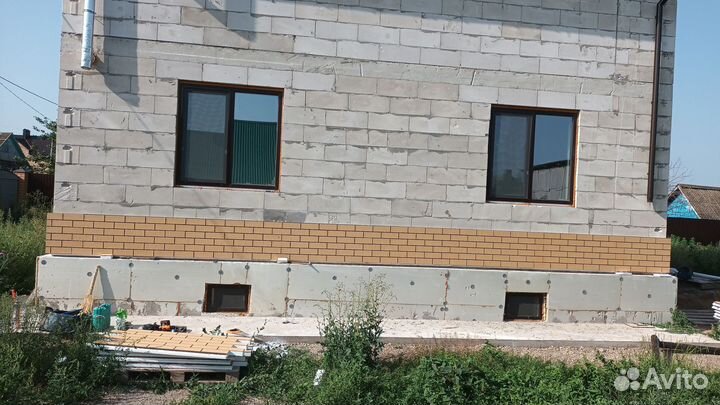 Монтаж фасадных термопанелей