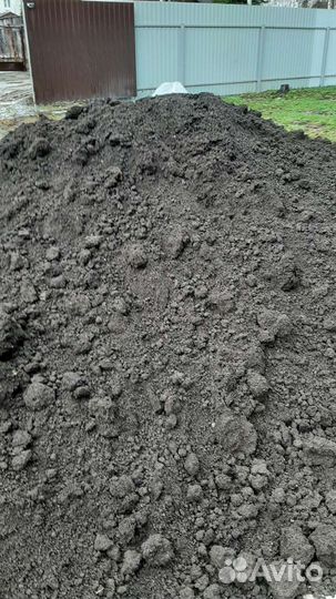 Привоз растительного грунта, Чернозем, торф, навоз