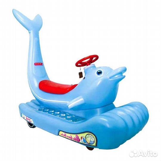 Дельфин электромобиль, электромобиль аттракцион