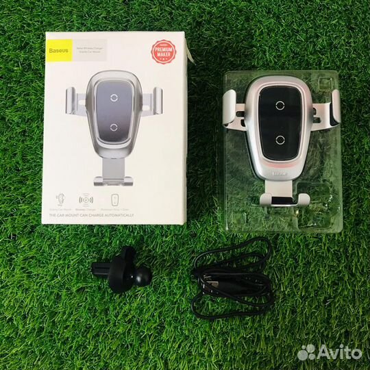 Автодержатель Baseus B01 + Беспроводная зарядка