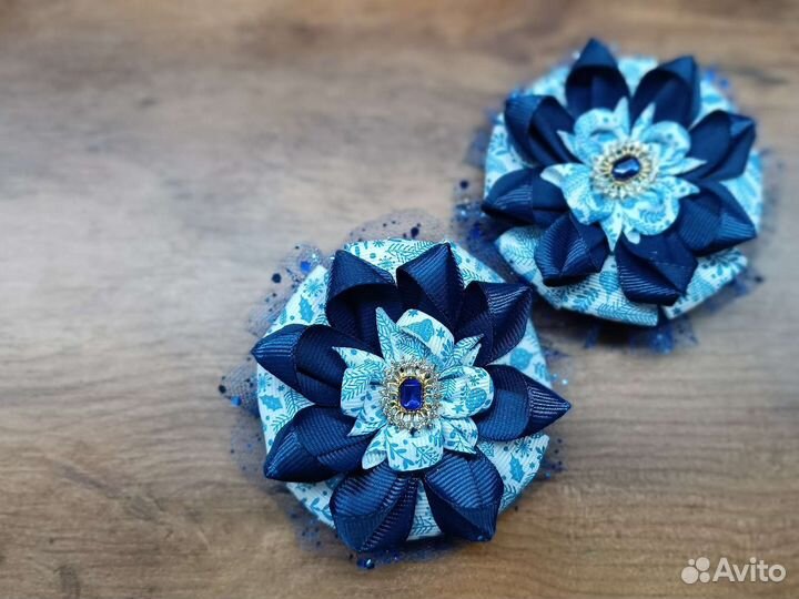 Новогодние бантики, резиночки для Ваших принцесс