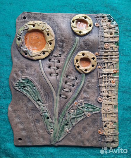 Настенное панно керамика