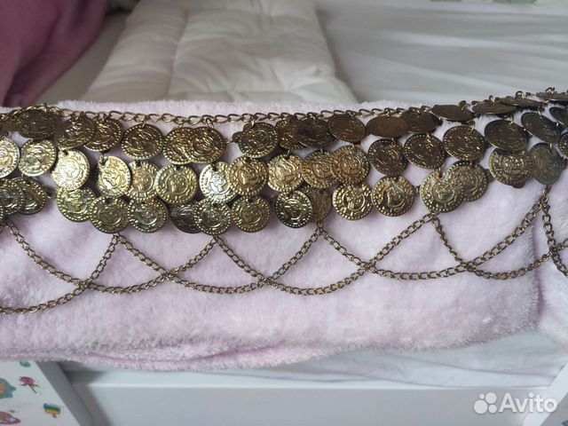 Пояс с монетками для танца живота