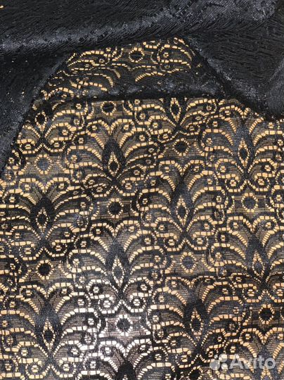 Ткань гипюр и хлопок. Новые