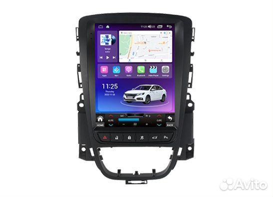 Магнитола Опель Астра J 2009-2017 Тесла стиль