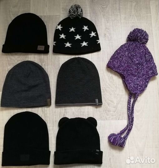 Шапки женские новые и б/у, деми/зима