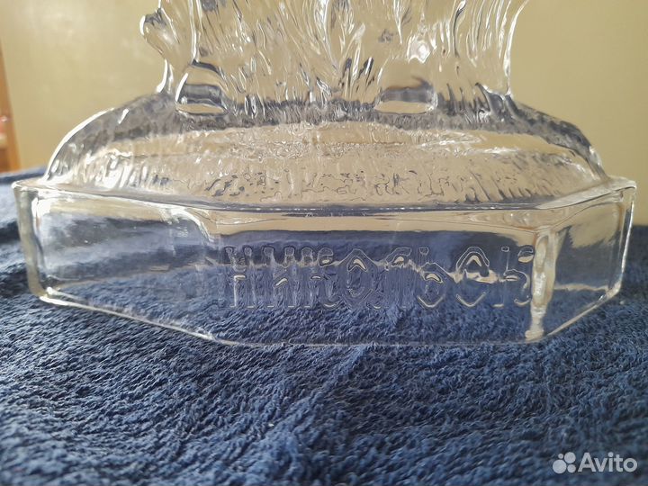 Статуэтка хрустального коня (лошади) Никольск СССР