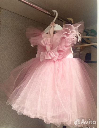 Платье праздничное на годик 74