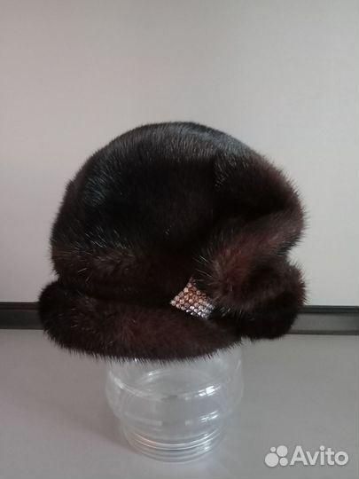 Шапка норковая женская