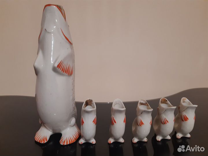 Графин и 5 стопок 