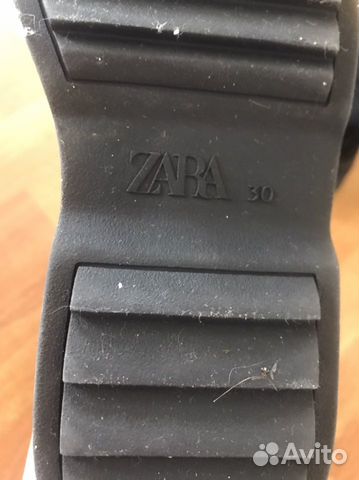 Сапоги Zara для девочки 30р