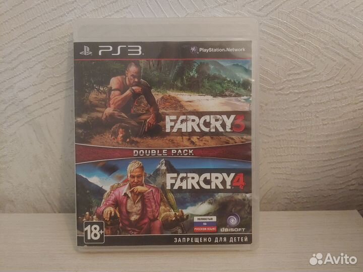Far Cry 3 + Far Cry 4 double pack ps3