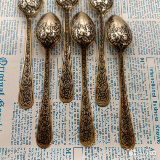 Серебряные ложки 875 пробы