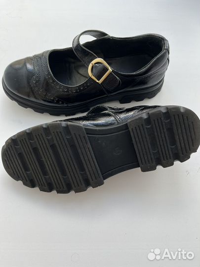 Туфли для девочки 35 размер натуральная кожа