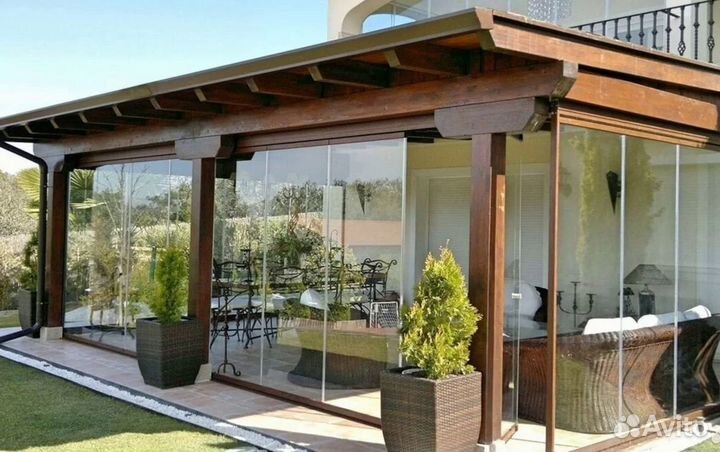 Безрамное остекление