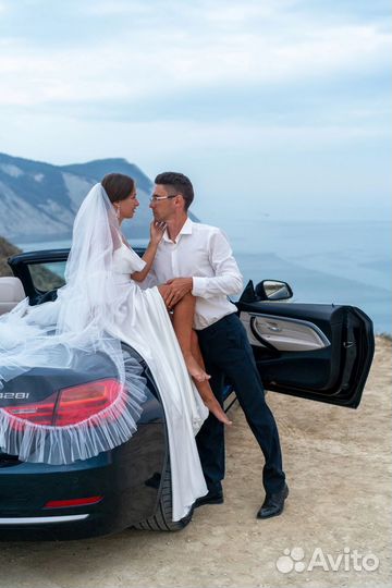 Фата с рюшками тренд