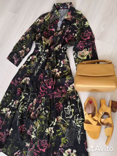 Платье макси, миди,H&m, Zara 44р, Mр. Новое